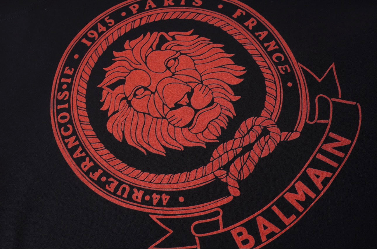 Balmain Flock Coin camiseta