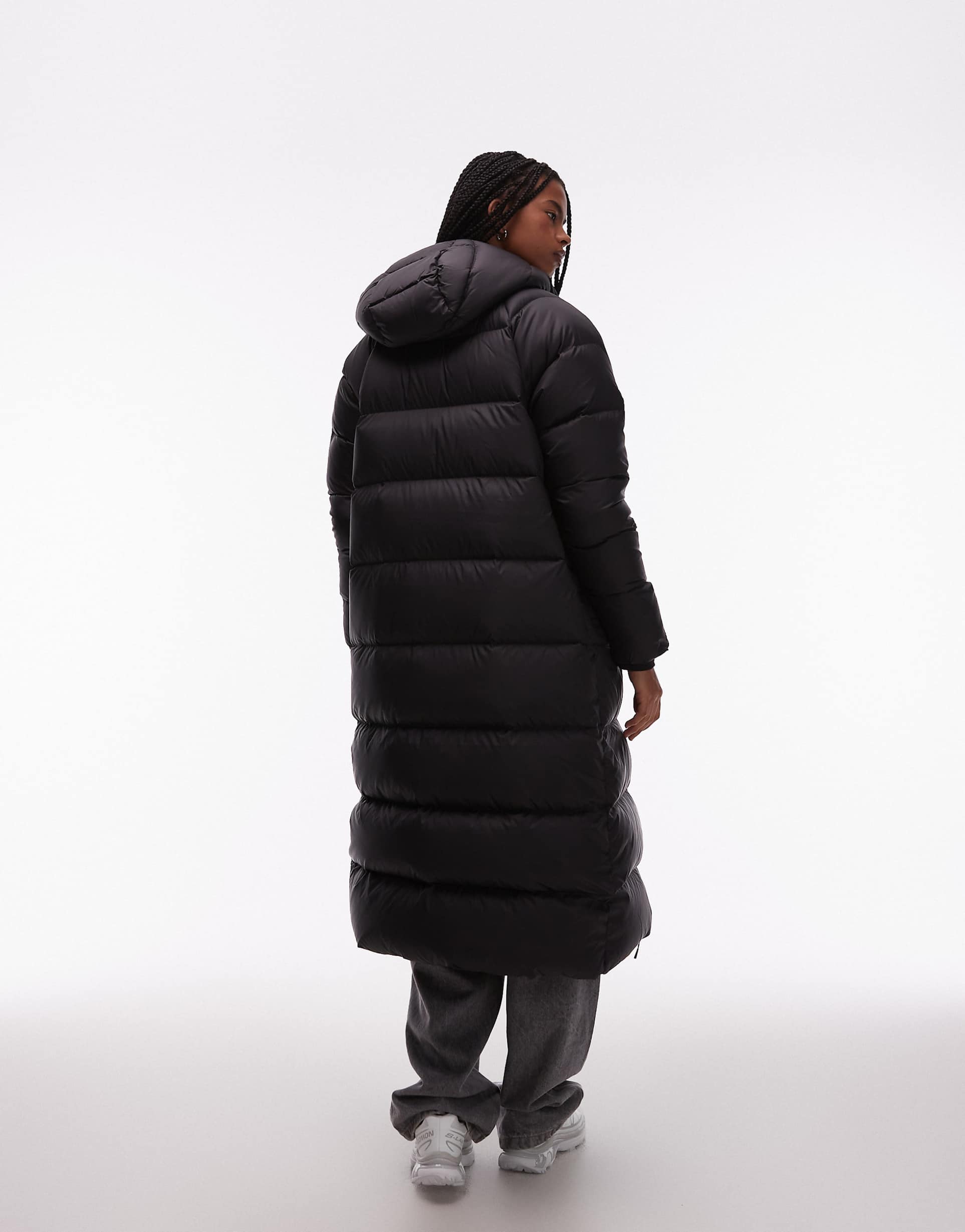 Parka larga negra acolchada con capucha Hydrenalite City de The North Face