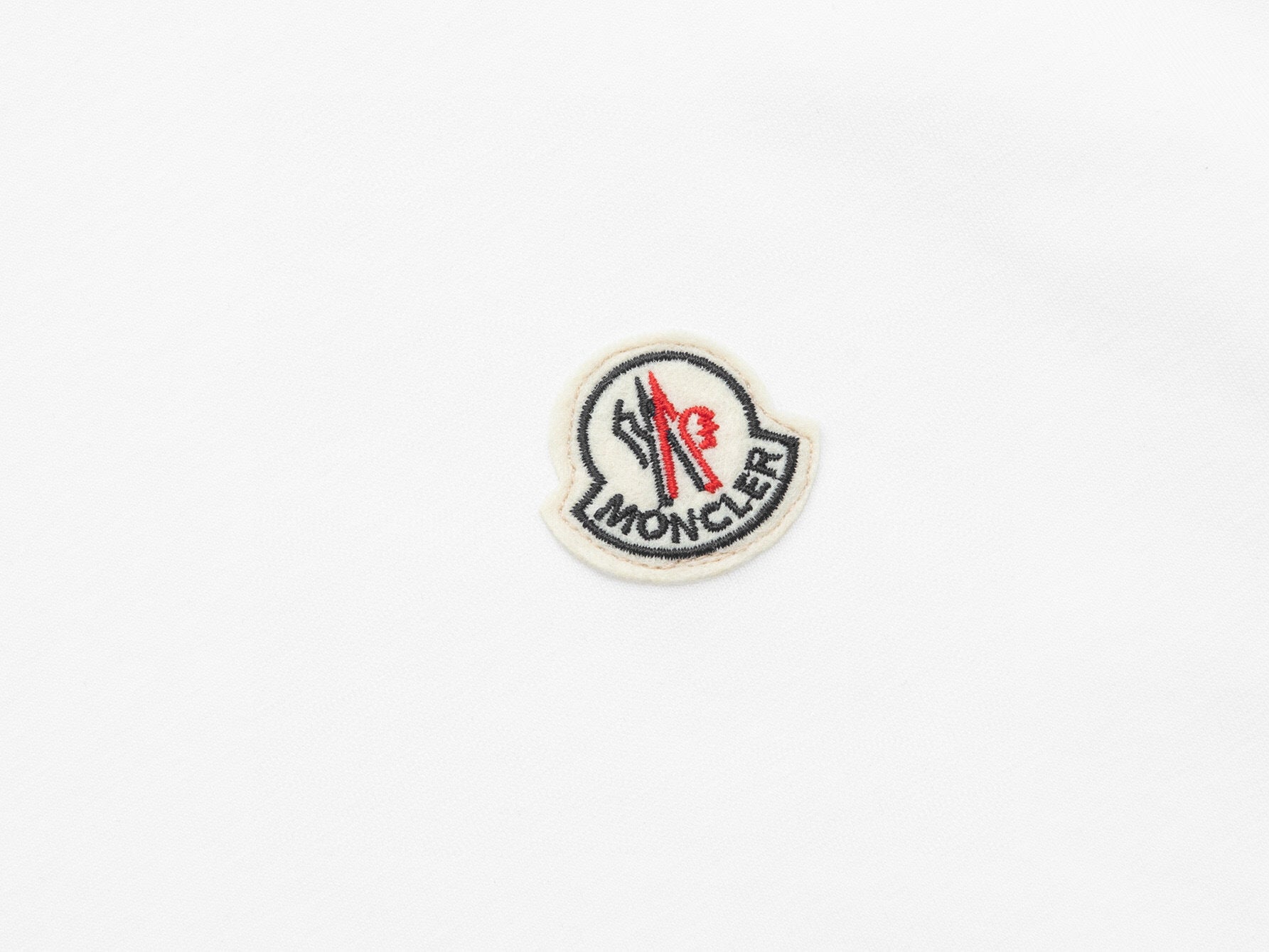 Moncler Enfant camiseta con parche Logo