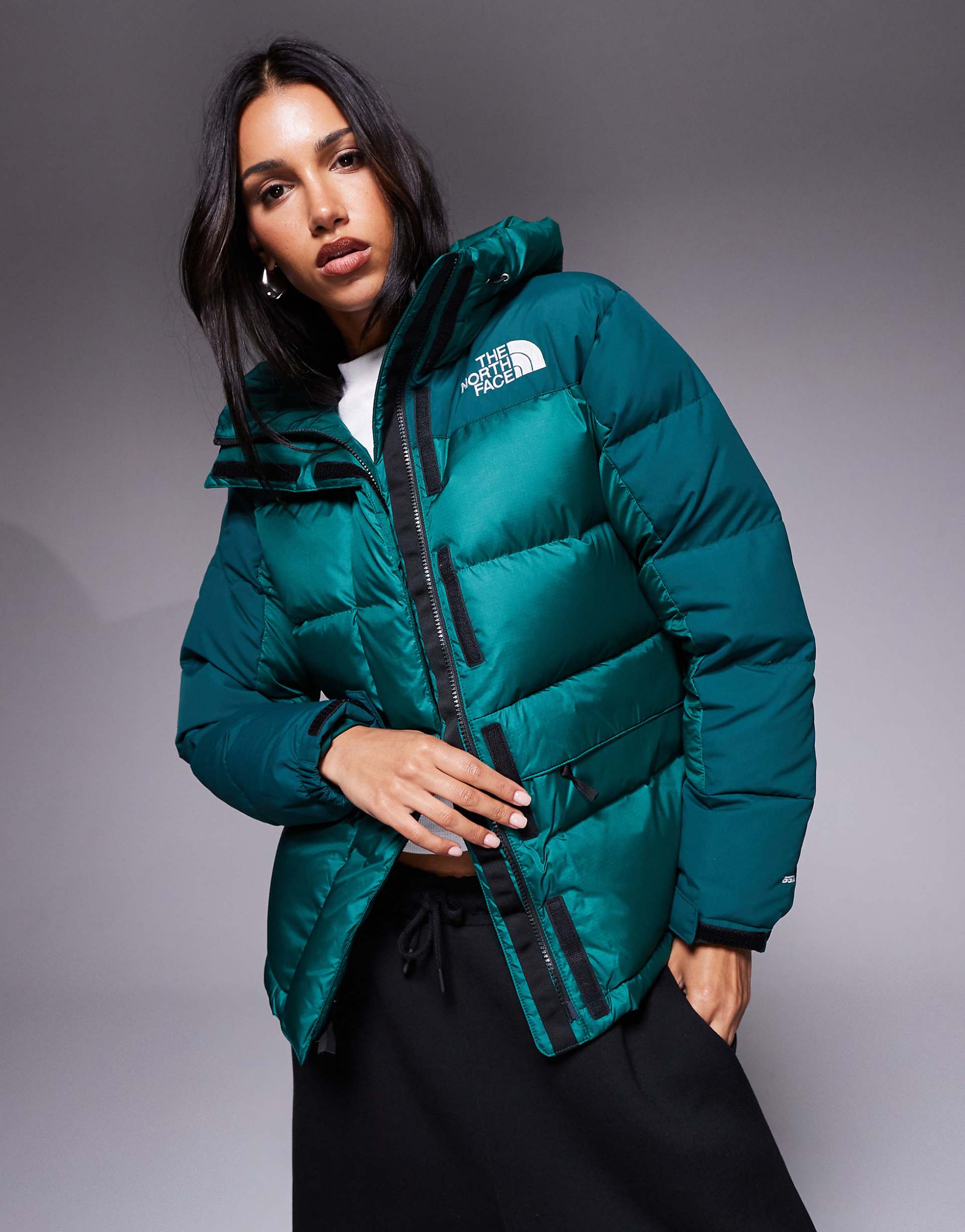 Parka verde caza de plumón Himalayan 550 de The North Face Unisex