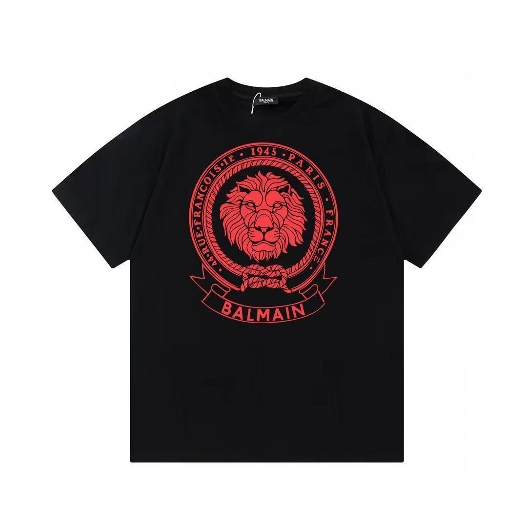 Balmain Flock Coin camiseta
