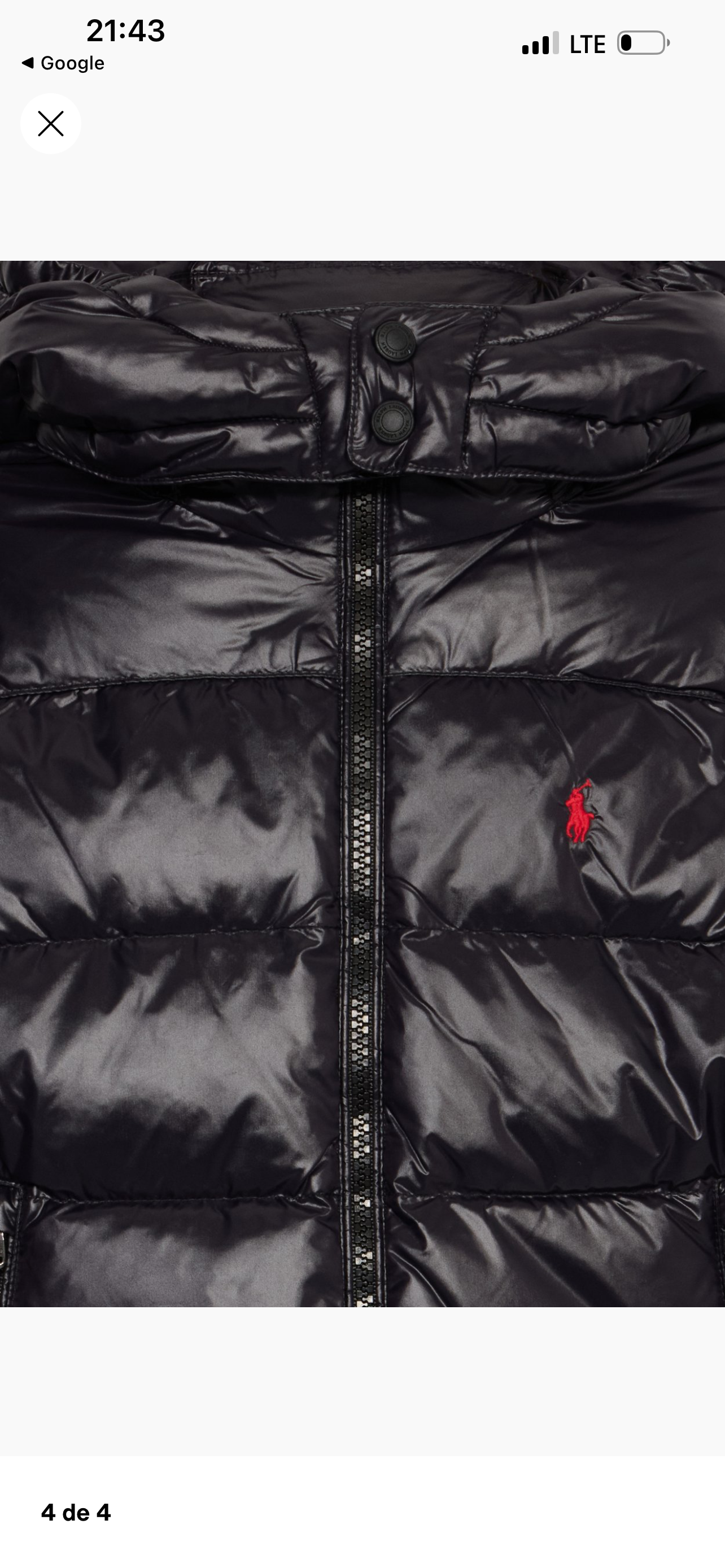 POLO RALPH LAUREN JACKET - CHAQUETA DE PLUMAS