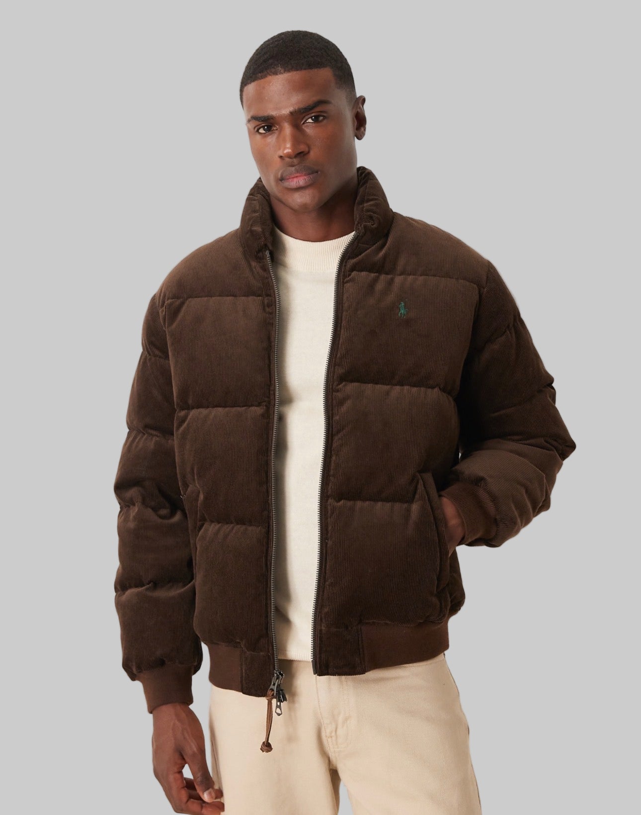 Chaqueta acolchada marrón Polo Ralph Lauren