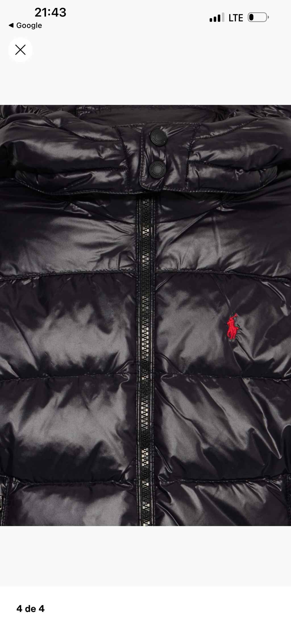 POLO RALPH LAUREN JACKET - CHAQUETA DE PLUMAS