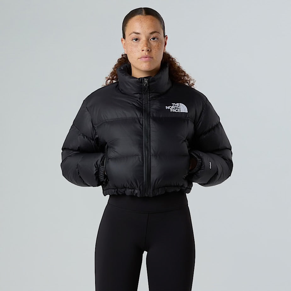 The North Face Chaqueta corta Nuptse para mujer