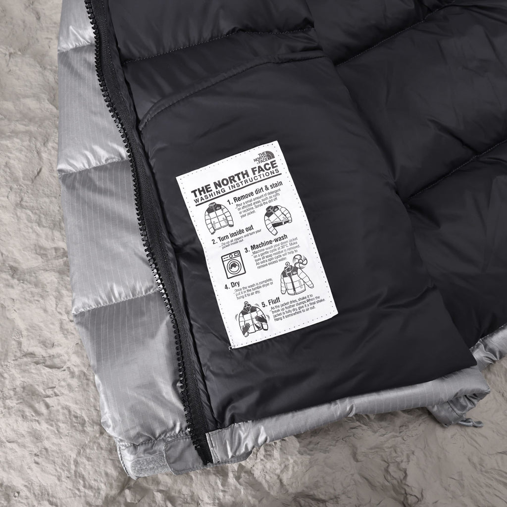 Chaqueta Nuptse 1996 The North Face gray Brillo